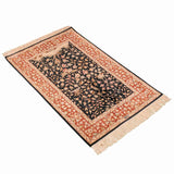 Tree Of Life Qom Persian Carpet 77x120, Authentic Handmade Wool & Silk Rugs in Dubai