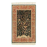 Tree Of Life Qom Persian Carpet 77x120, Authentic Handmade Wool & Silk Rugs in Dubai