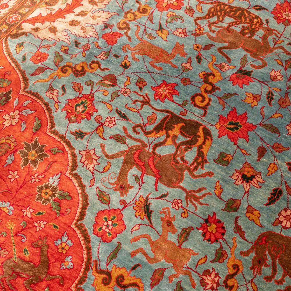 Rameshgar Heriz Persian Carpet Silk 228x304, Authentic Vintage Rugs & Kilims in Dubai