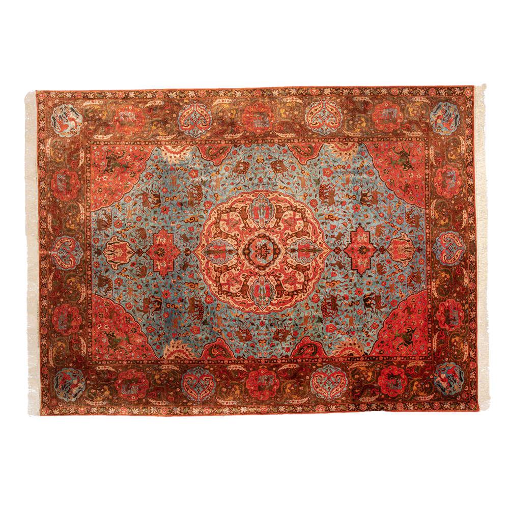 Rameshgar Heriz Persian Carpet Silk 228x304, Authentic Vintage Rugs & Kilims in Dubai