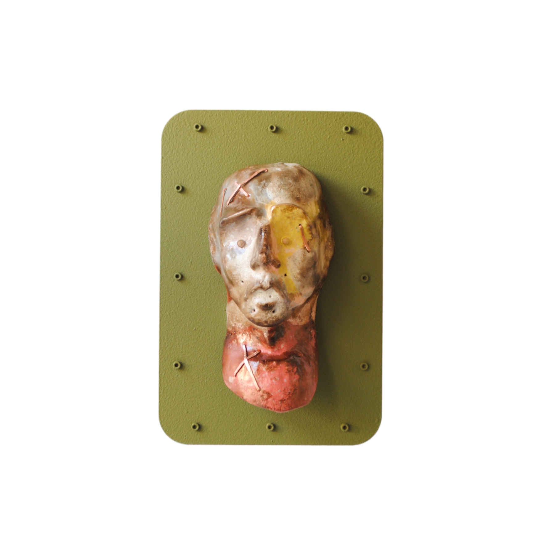 Wall mounted Sculptural Heads Set By Hossein Kahfi