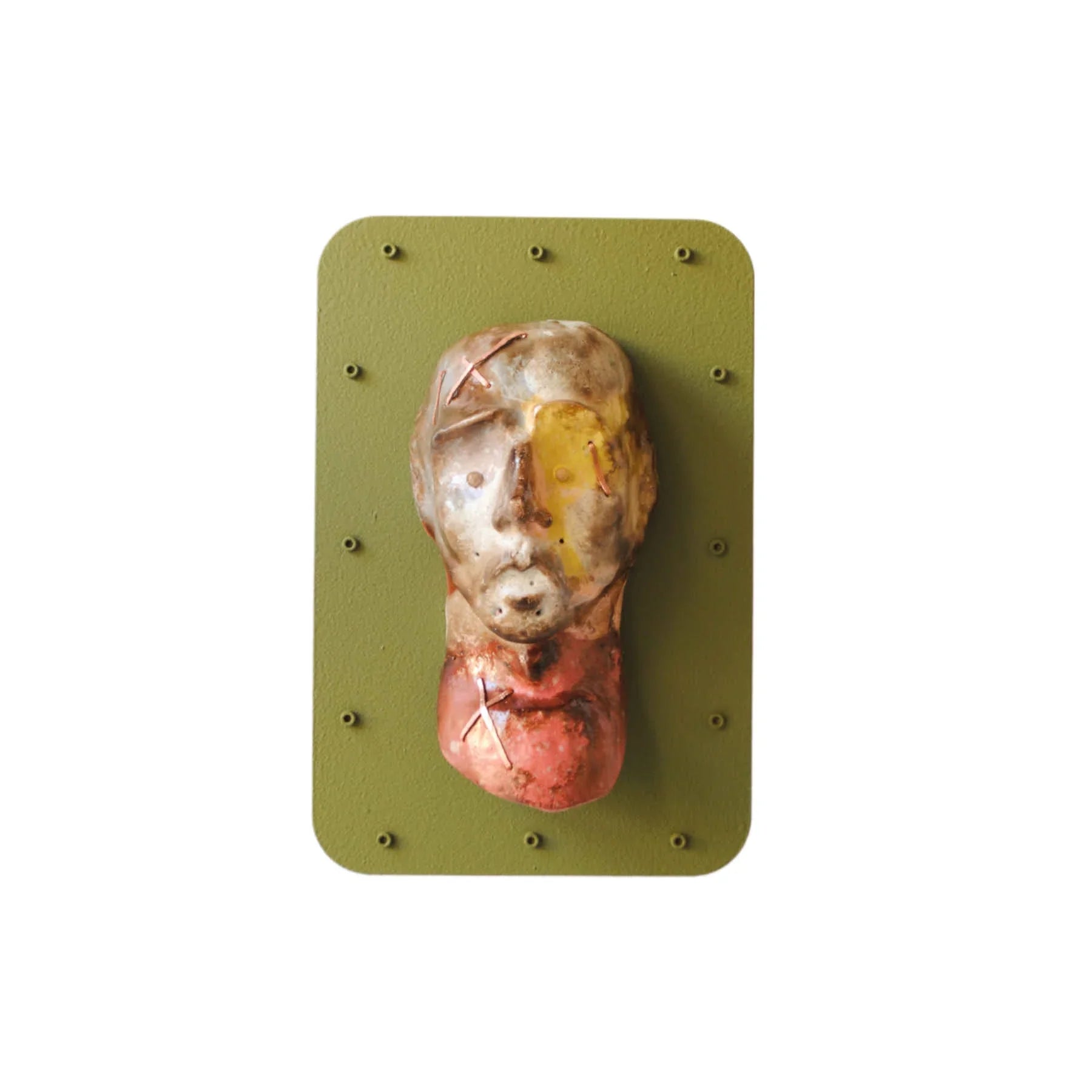 Wall mounted Sculptural Heads Set By Hossein Kahfi