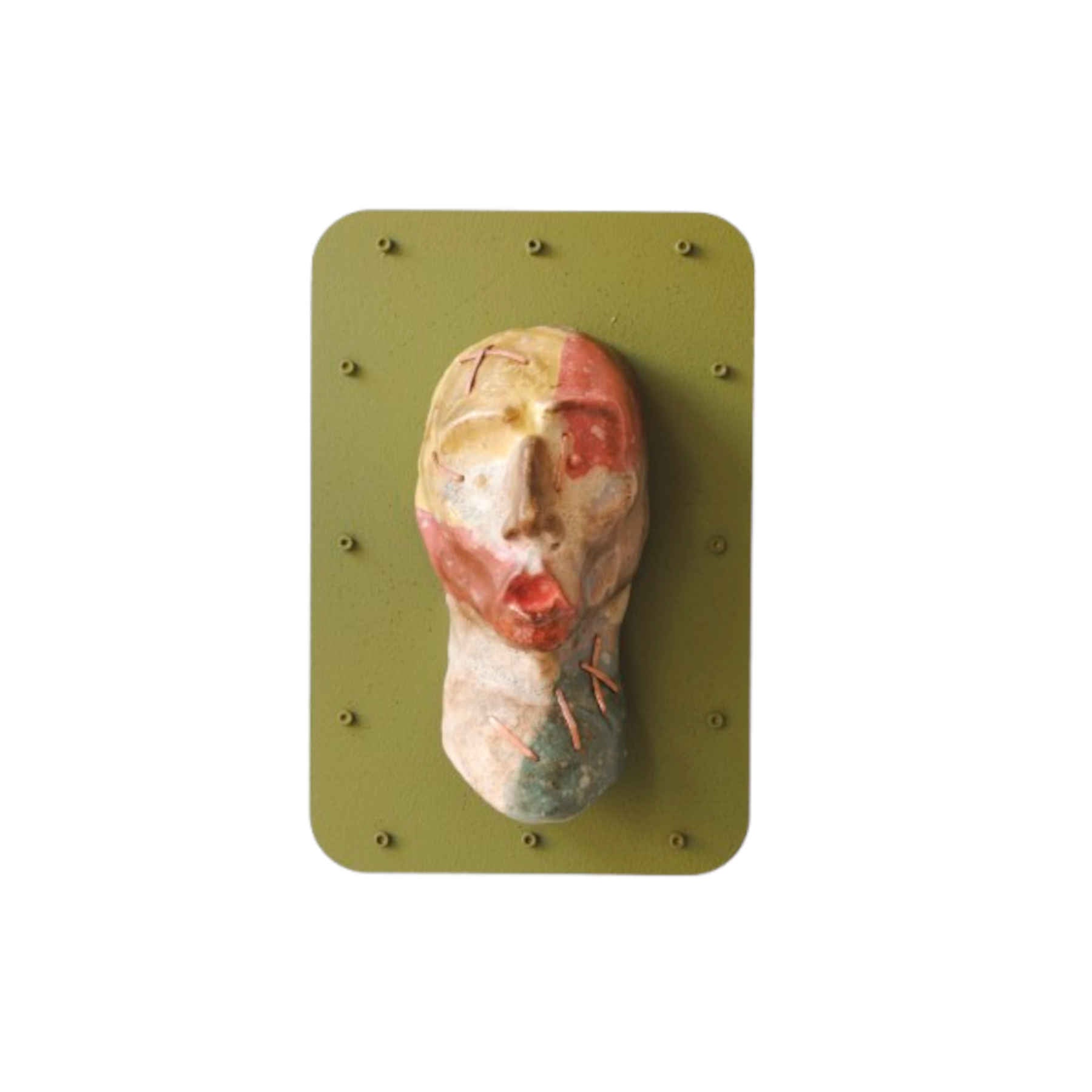 Wall mounted Sculptural Heads Set By Hossein Kahfi