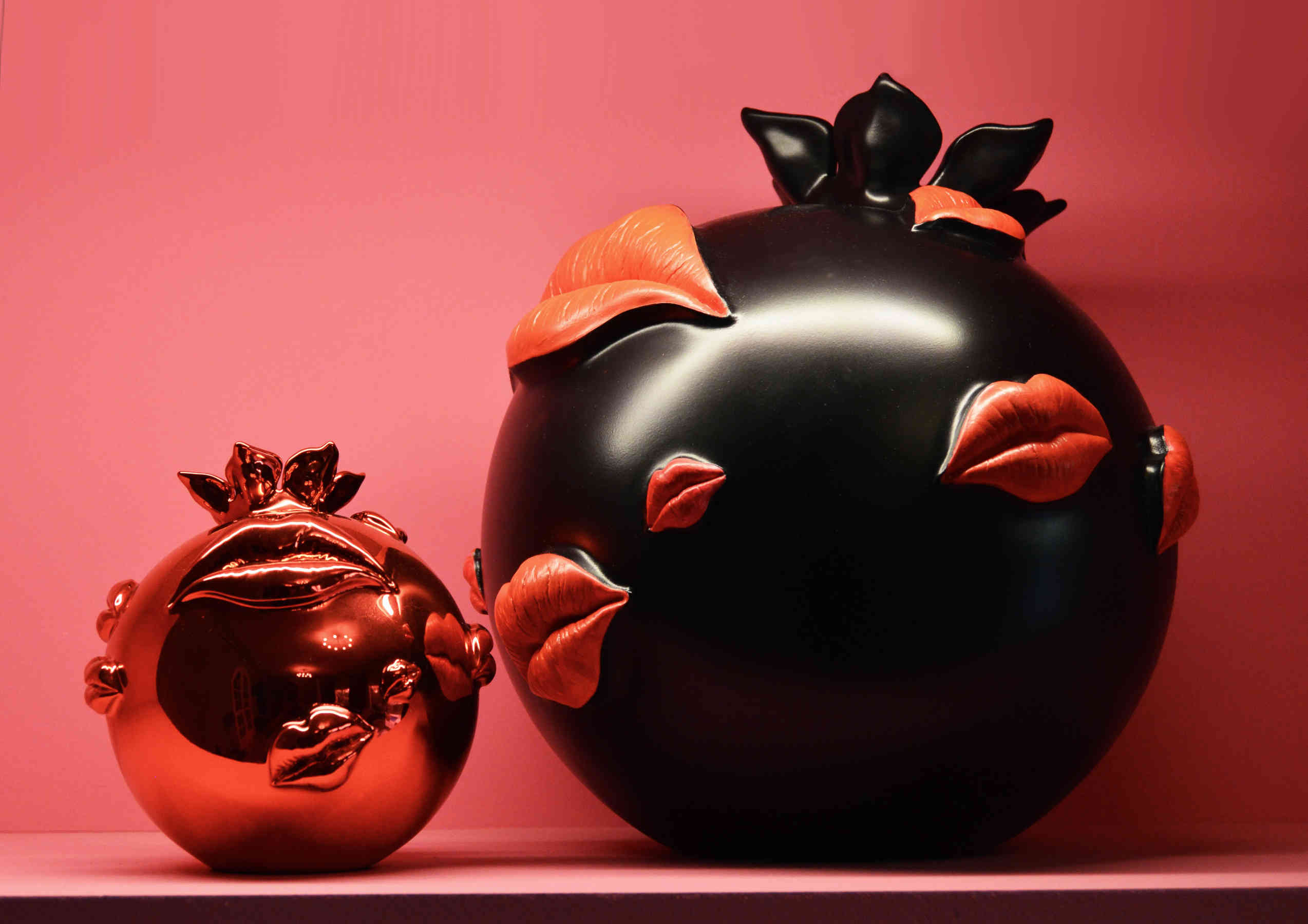 Red Hot & Black Pomegranate Sculpture Corporate Gifts