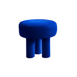 Blue Velvet Stool, Bold Contemporary Designer Furniture