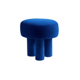 Blue Velvet Stool, Bold Contemporary Designer Furniture