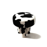 Cow Print Stool, Contemporary Designer Furniture