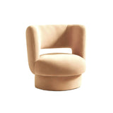 Beige Velvet Armchair, Bold Contemporary Furniture Designs