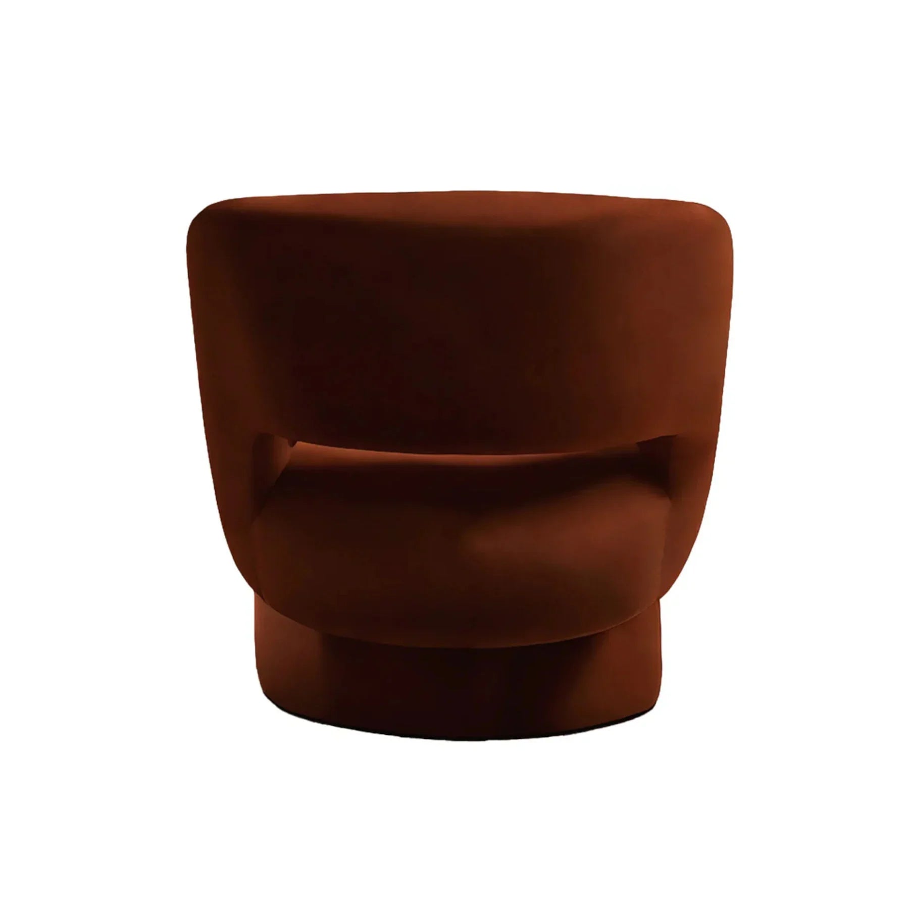 Brown Velvet Armchair, Bold Contemporary Furniture Designs