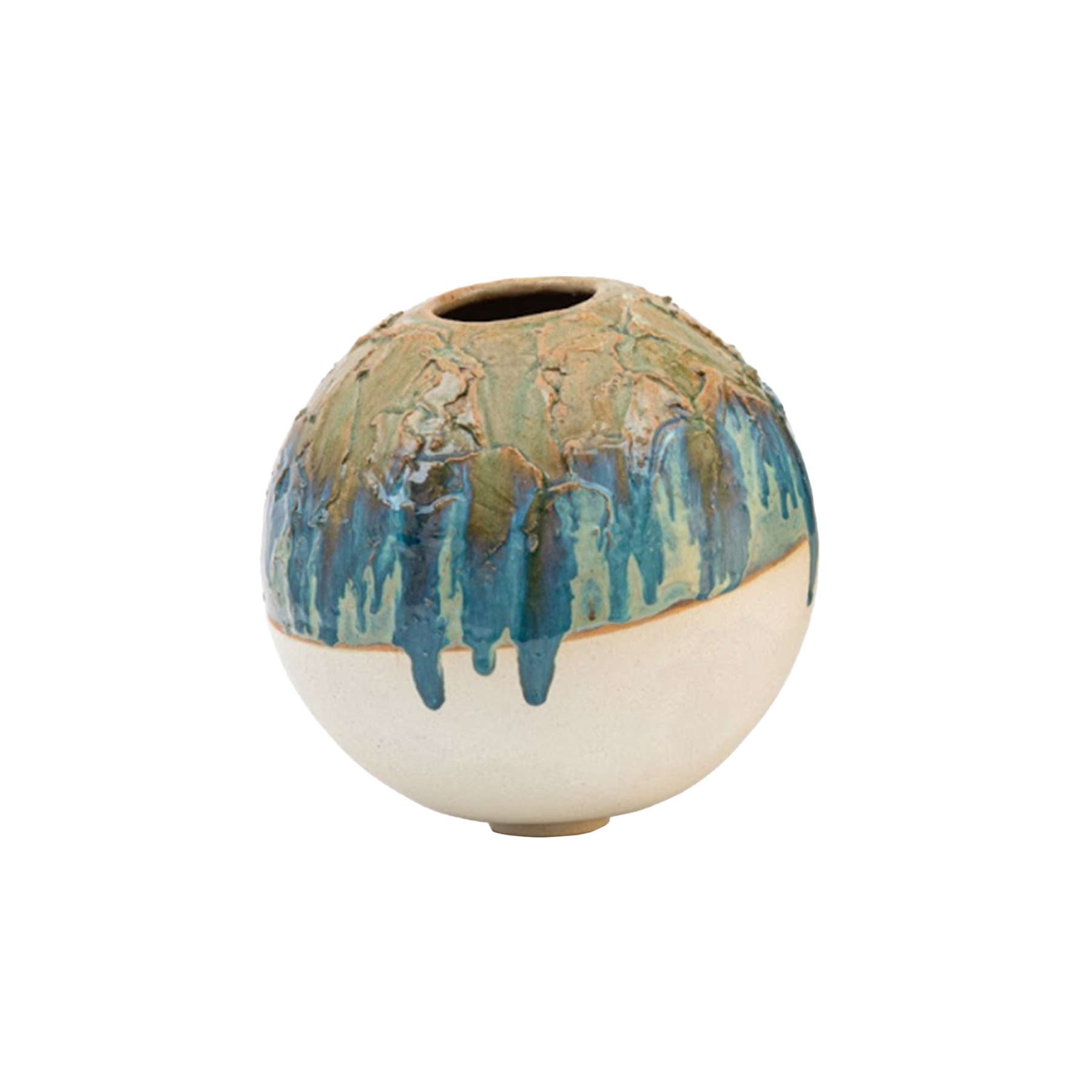 Round Ceramic Vase & Decorative Art by Shamsa Juma