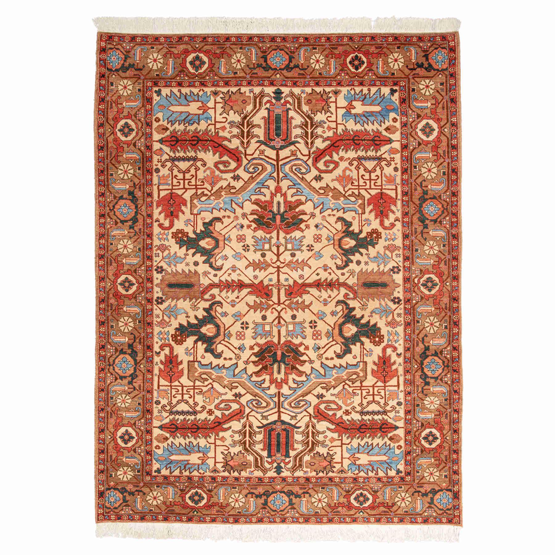 Sahand Heriz Persian Carpet Wool 200x300, Authentic Vintage Rugs & Kilims in Dubai