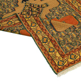 Medallion Sanandaj Persian Kilim 106x155, Handmade Nomadic Wool Rugs & Kilims in Dubai