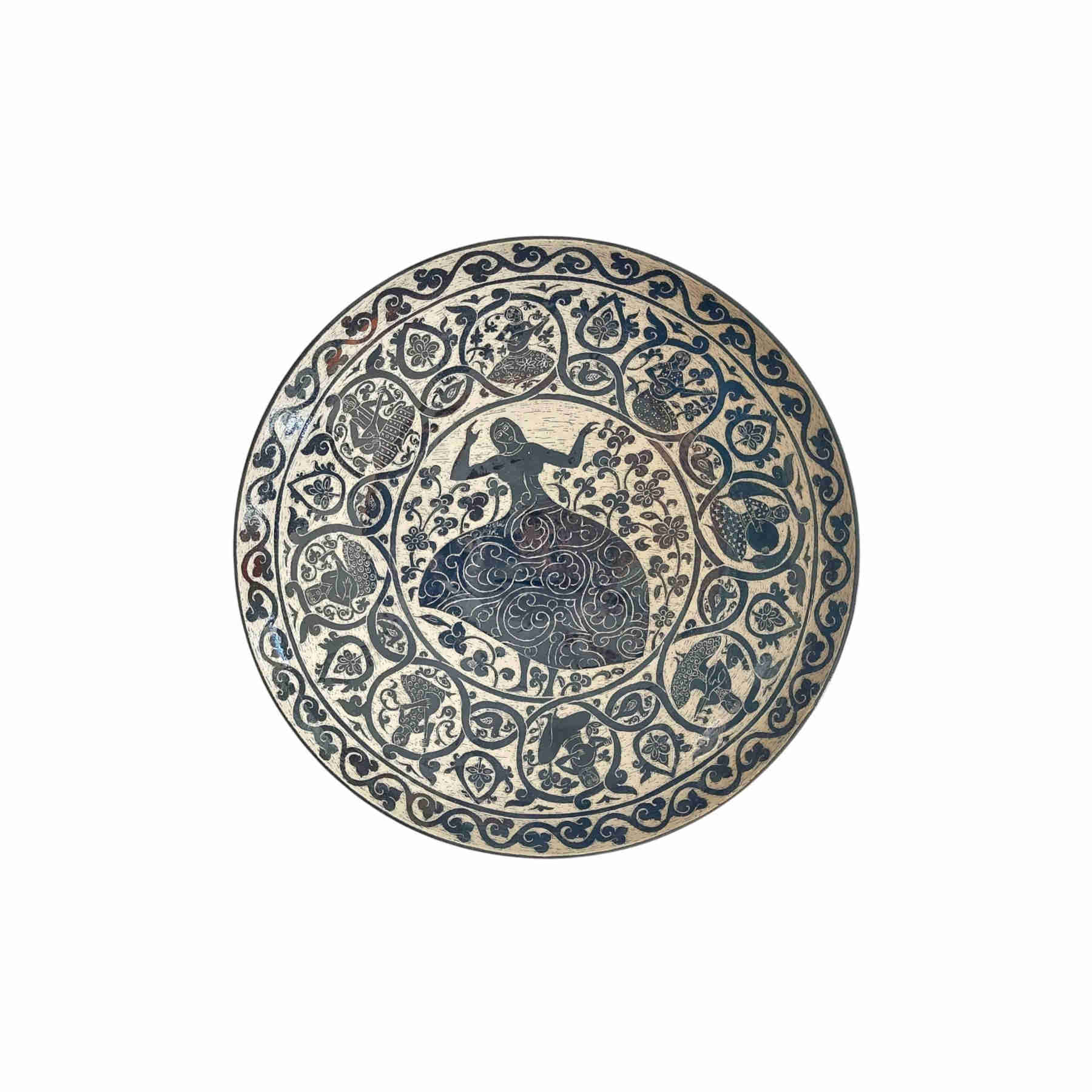 Sgraffito Hand Painted Ceramic Set - Decorative Arts & Home Decor Dubai