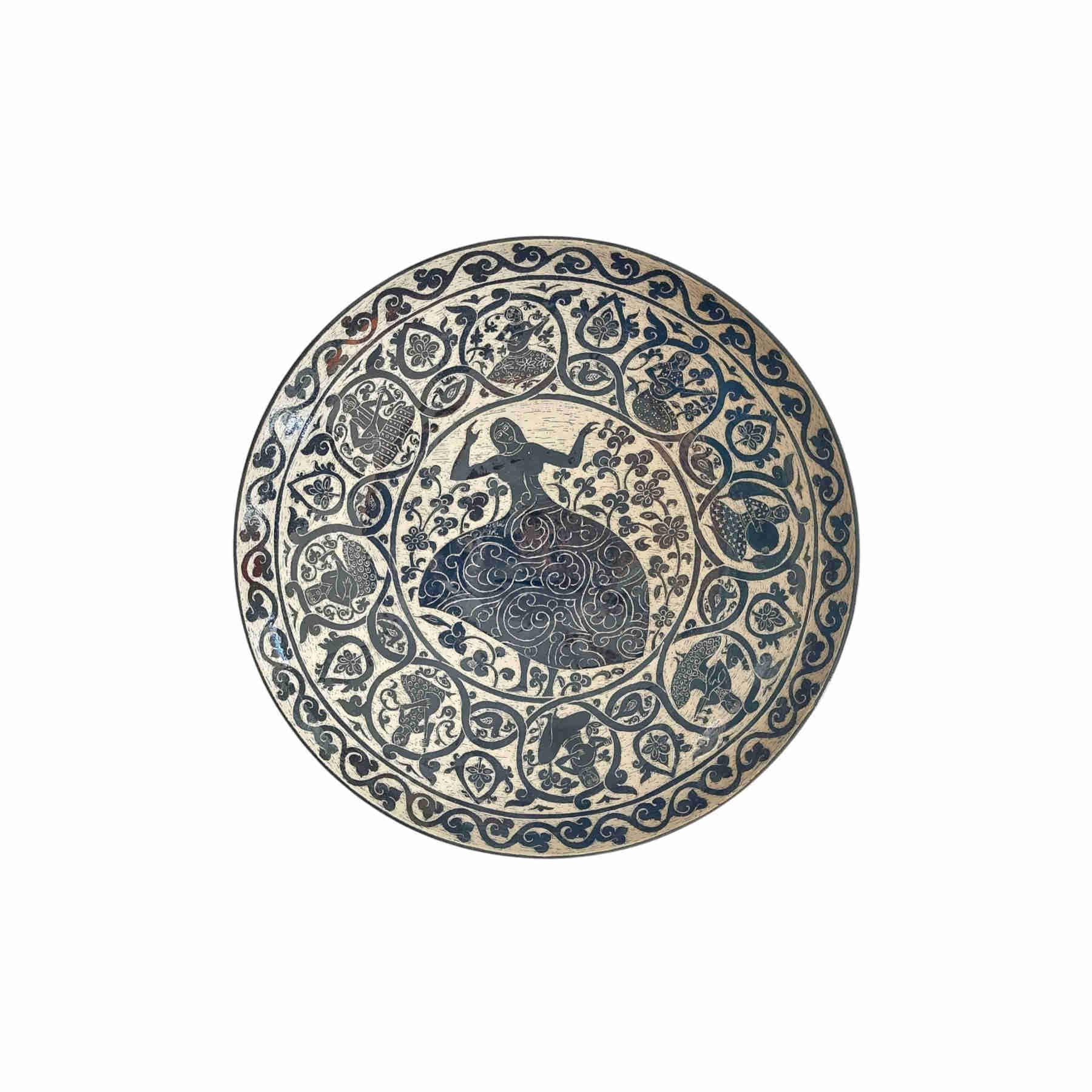Sgraffito Hand Painted Ceramic Set - Decorative Arts & Home Decor Dubai