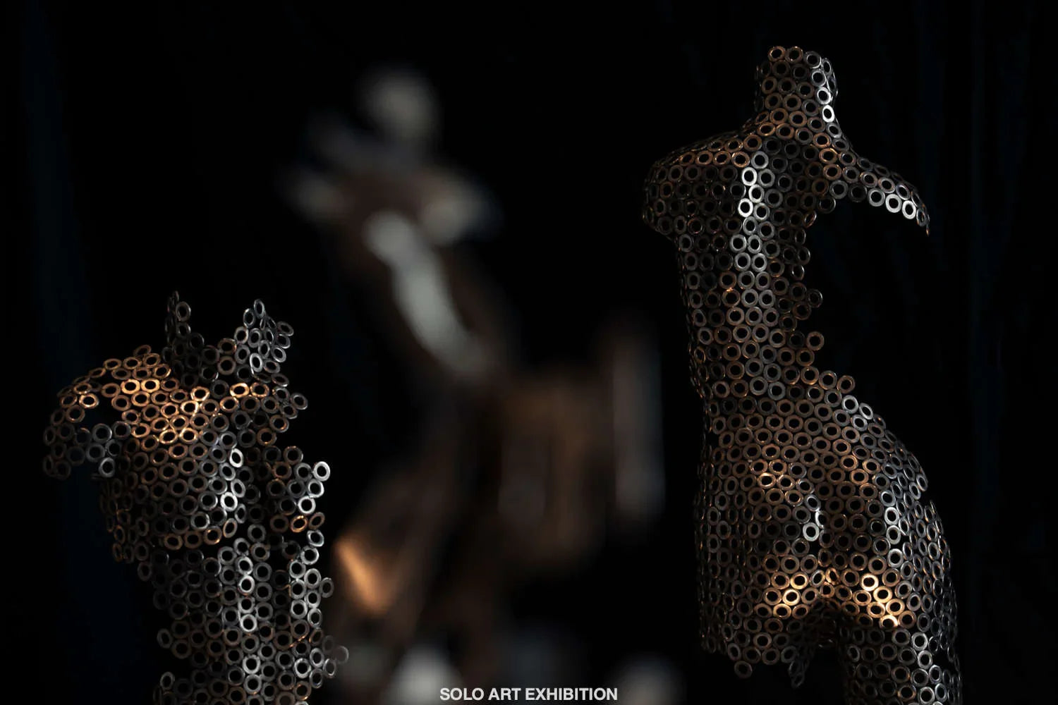 Contemporary Human Stainless Steel Sculpture By Vincent Barrau in Dubai
