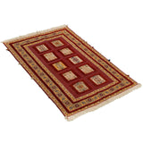 Sirjan Persian Kilim Carpet 100x146, Handmade Nomadic Wool Rugs & Kilims