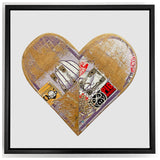 Love Skates Print on Canvas Artwork - Vintage Arabia Pop Art by Julian Castaldi in Dubai