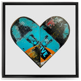 Love Skates Print on Canvas Artwork - Vintage Arabia Pop Art by Julian Castaldi in dubai