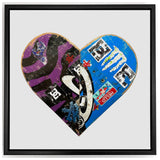 Love Skates Print on Canvas Artwork - Vintage Arabia Pop Art by Julian Castaldi in Dubai