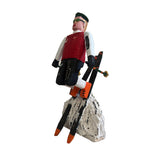 Ski Series Wood Sculpture - Contemporary Wooden Statues & Artworks By Amir Kamand in Dubai