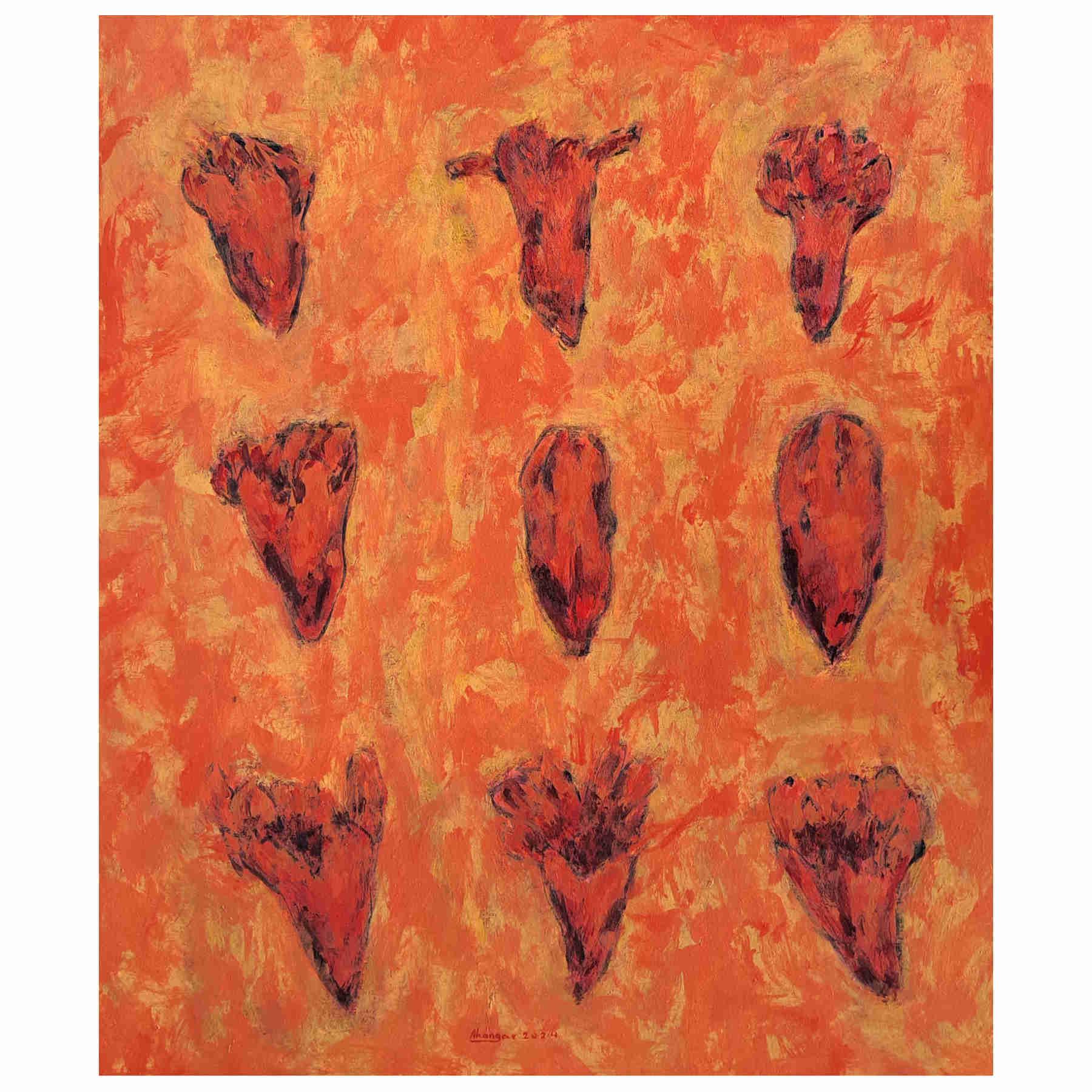 Abstract Acrylic Painting By Soheila Ahangari in Dubai