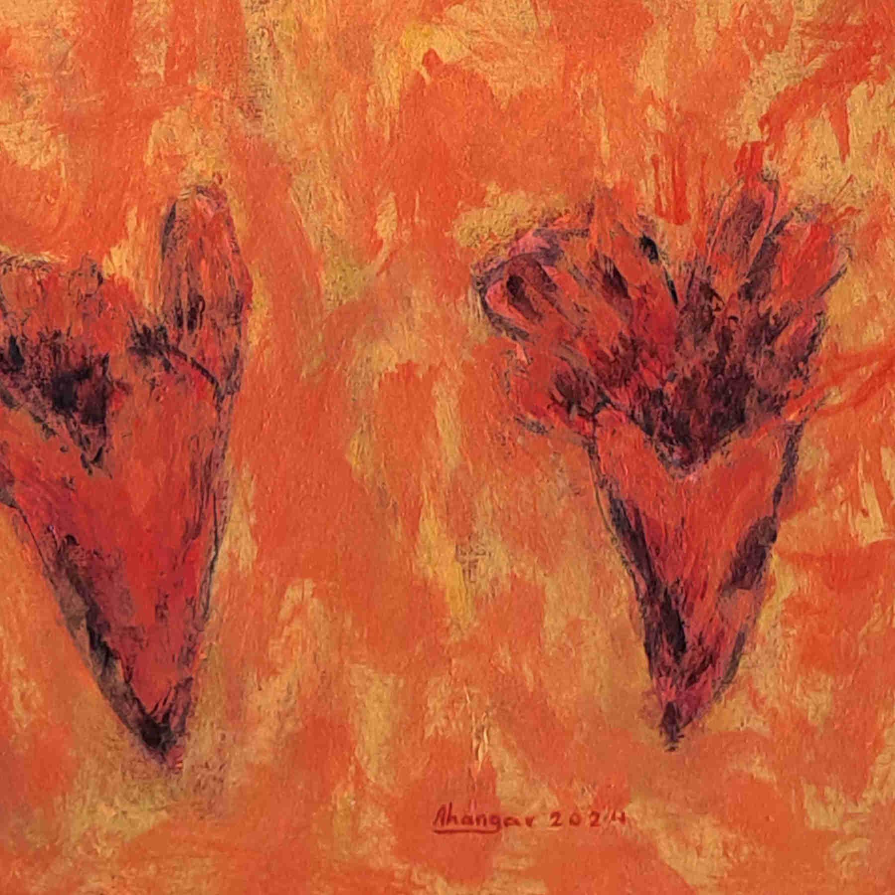 Abstract Acrylic Painting By Soheila Ahangari in Dubai