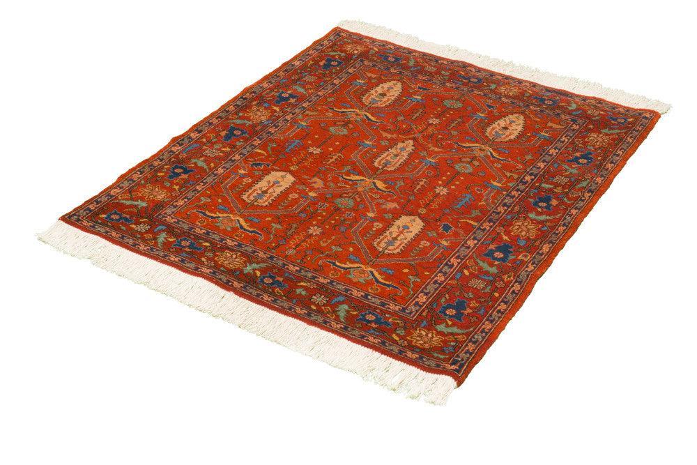 Sorud Heriz Persian Carpet Wool 114x132, Authentic Vintage Rugs & Kilims in Dubai