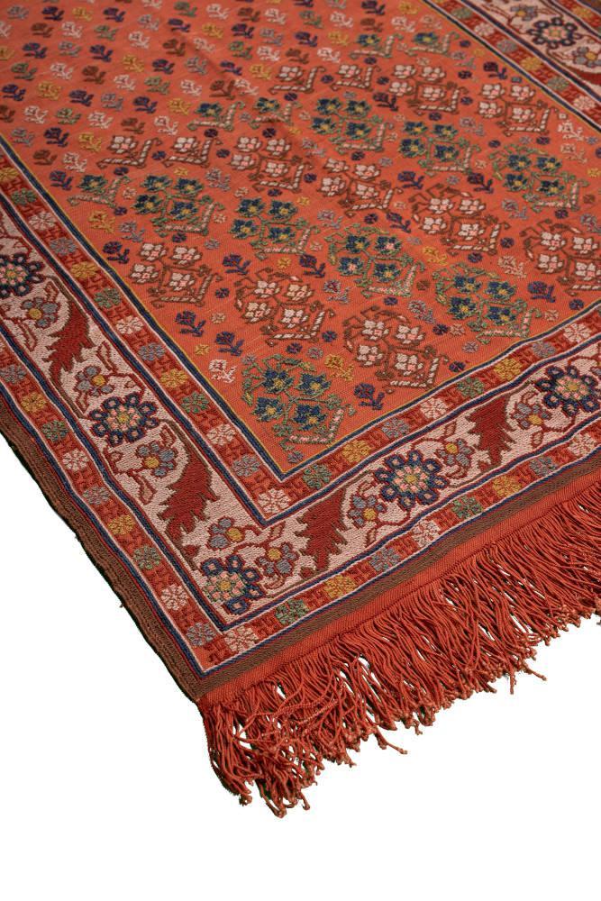 Sevda Sumak Heriz Persian Carpet Wool & Silk 69x120, Authentic Vintage Rugs & Kilims in Dubai