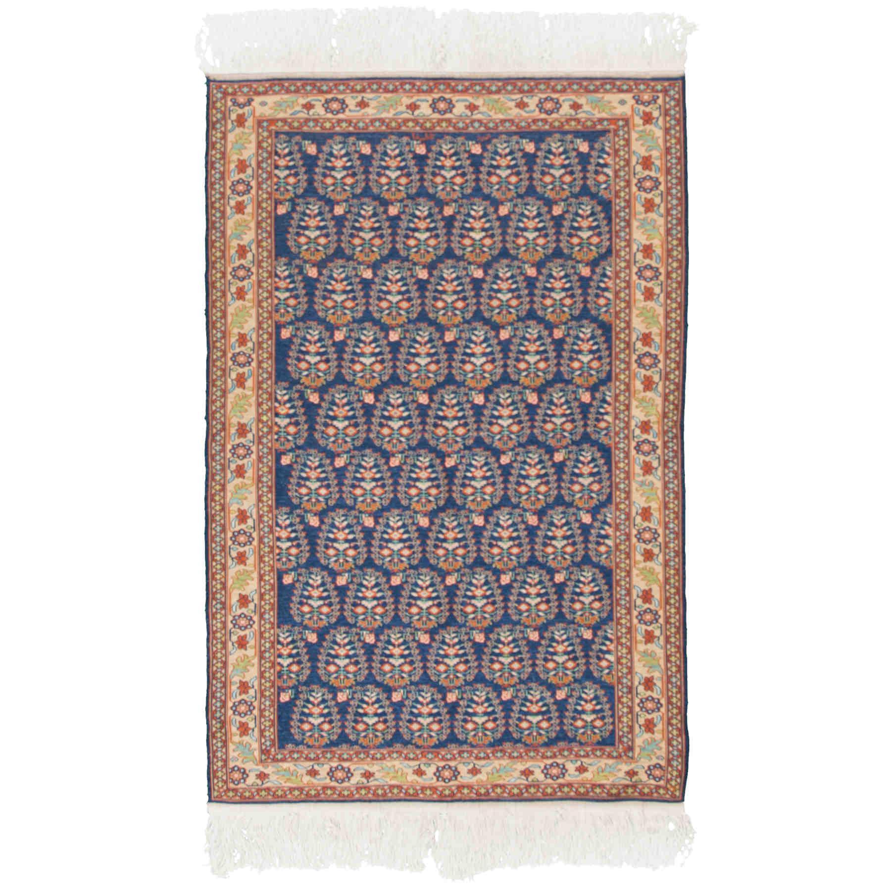 Aaytak Superfine Heriz Persian Carpet Silk 68x105, Authentic Vintage Rugs & Kilims in Dubai