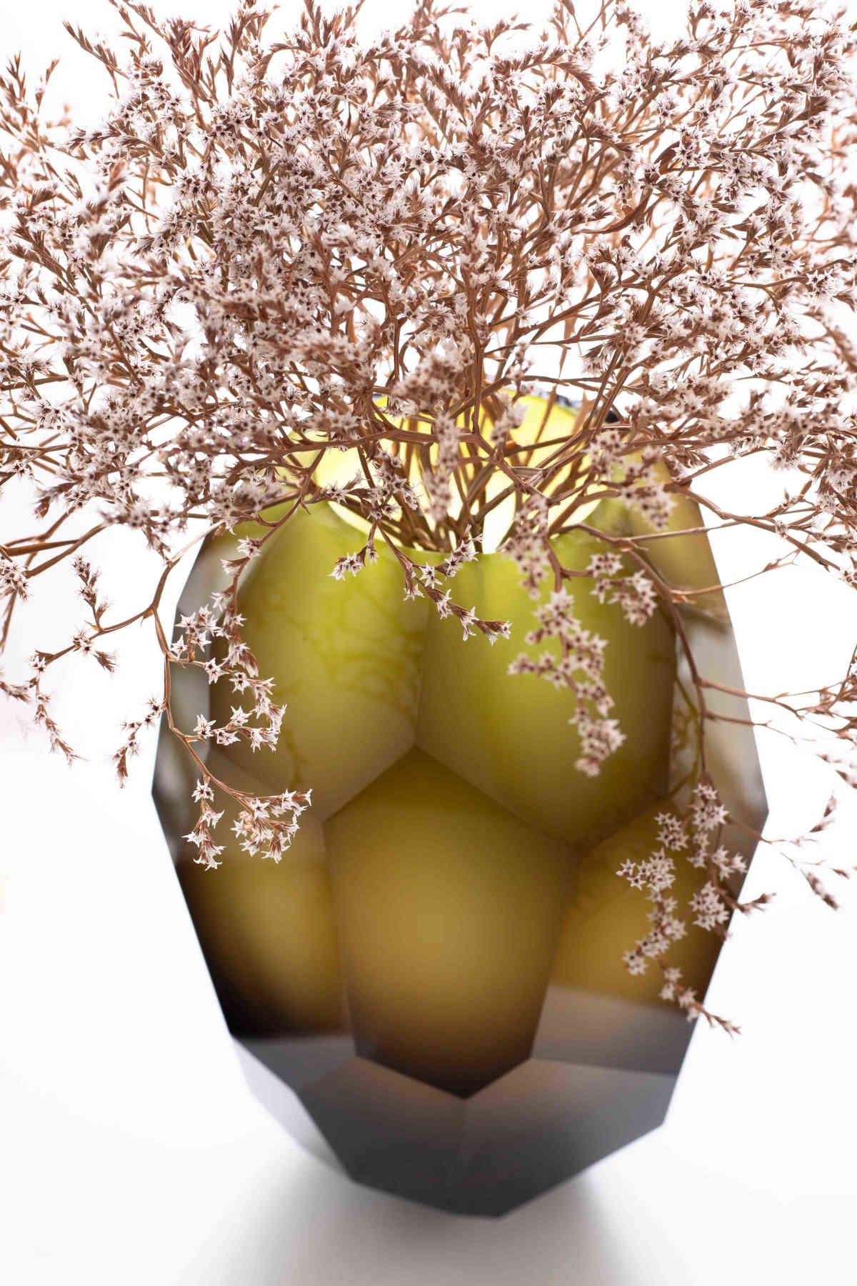 Brown Glass Sculpture, Glass Vase and Collectible Glass Art in Dubai