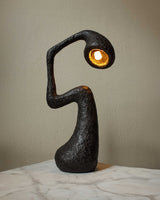 Black Contemporary Table Lamp, Organic Bionic Design By Pavel Vishnevsky