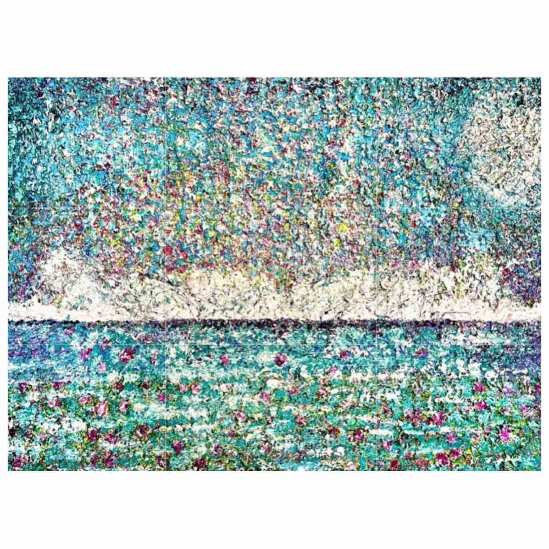 The Lilac Petals Acrylic Painting By Rawia Zantout