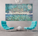 The Lilac Petals Acrylic Painting By Rawia Zantout