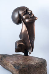 Bronze Sculpture, Contemporary Mixed Media Sculptures By Seena Nayeri