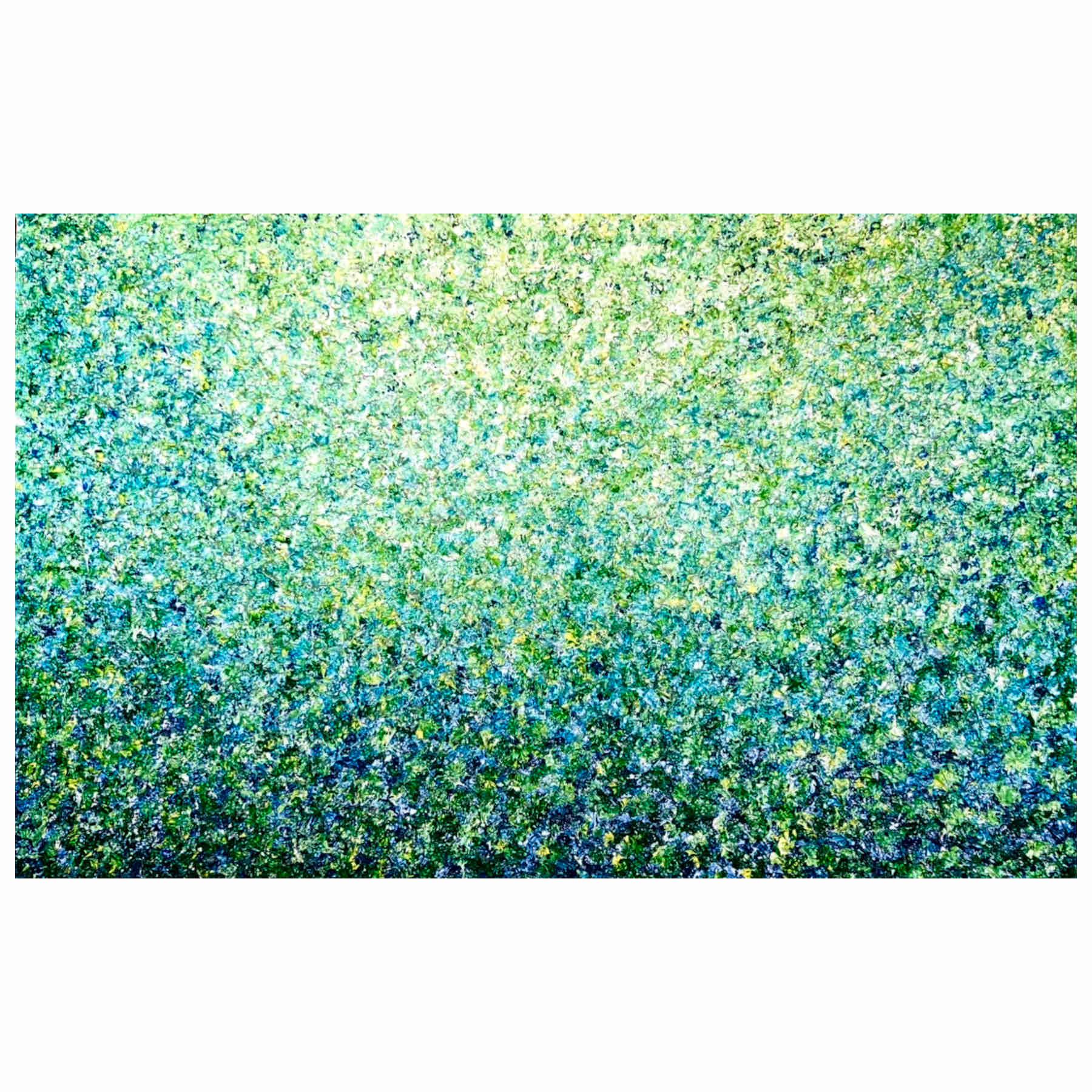 The Verdant Nexus Acrylic Painting By Rawia Zantout