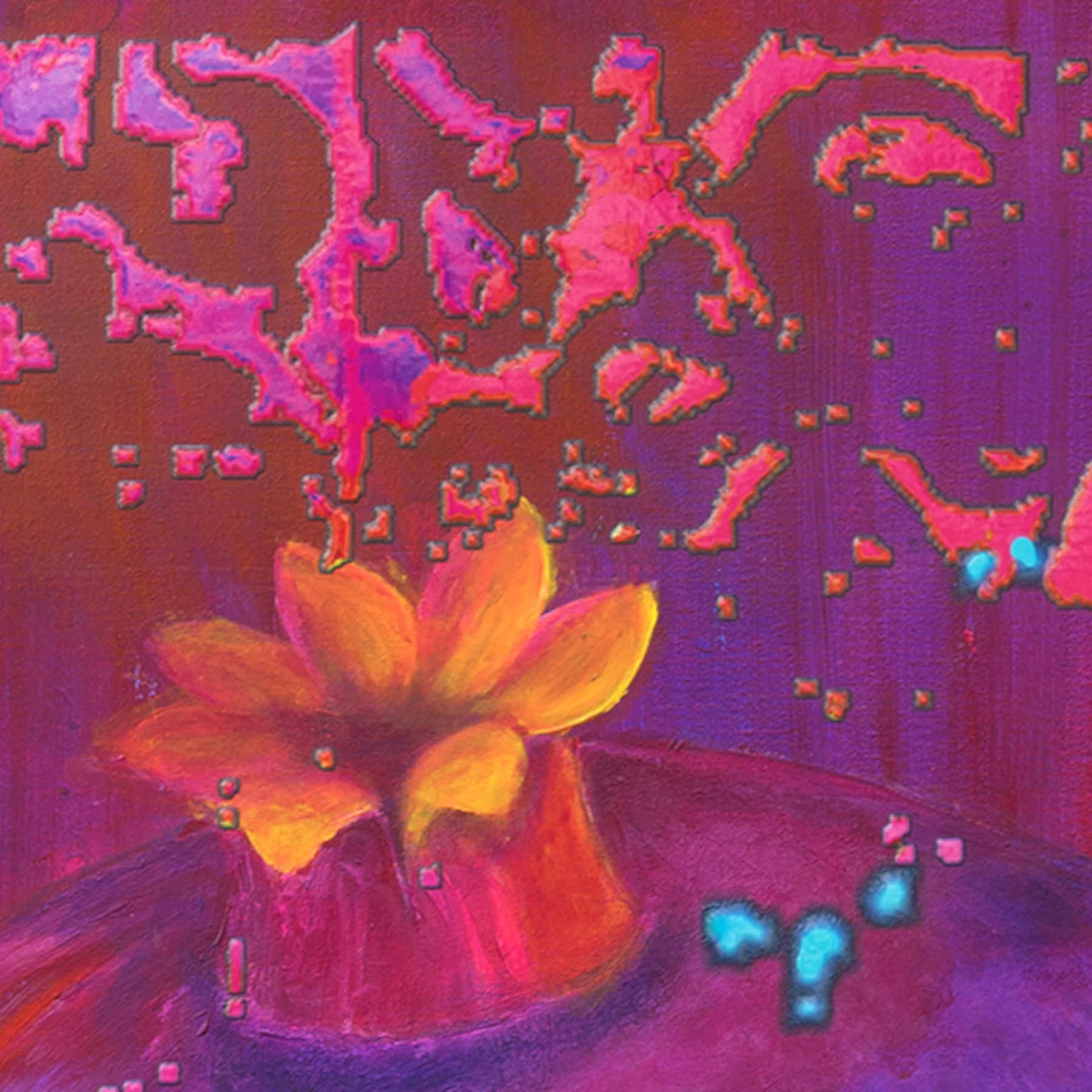 The Bigger Self Print On Canvas Artwork, Modern Visual Arts By Petra Kaltenbach