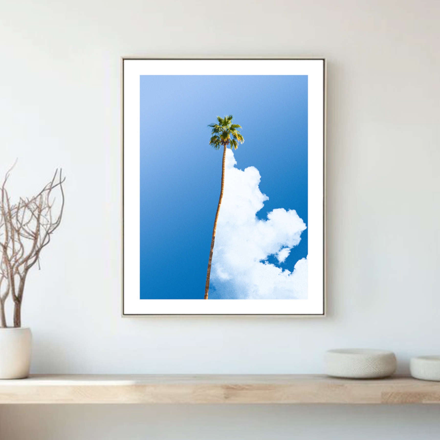 Palm Tree Digital Photography Print & Artworks By Tom Fabia in Dubai