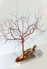 Tree of Life Mixed Media Sculpture, Contemporary Statues By Keivan Beiranvand