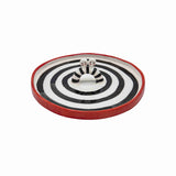 Striped Ceramic Serving Dish