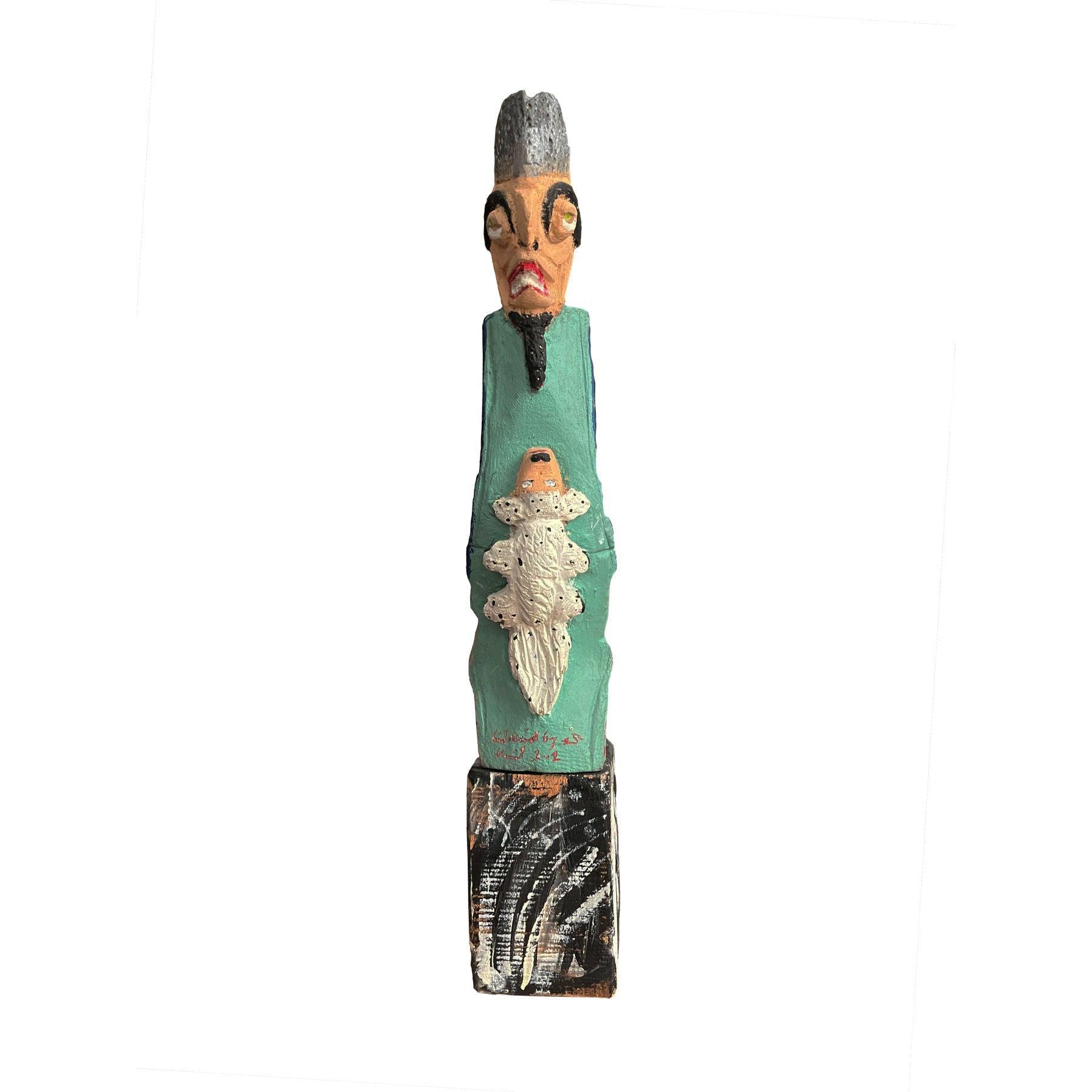 Wood Sculpture - Contemporary Wooden Statues & Artworks By Amir Kamand in Dubai