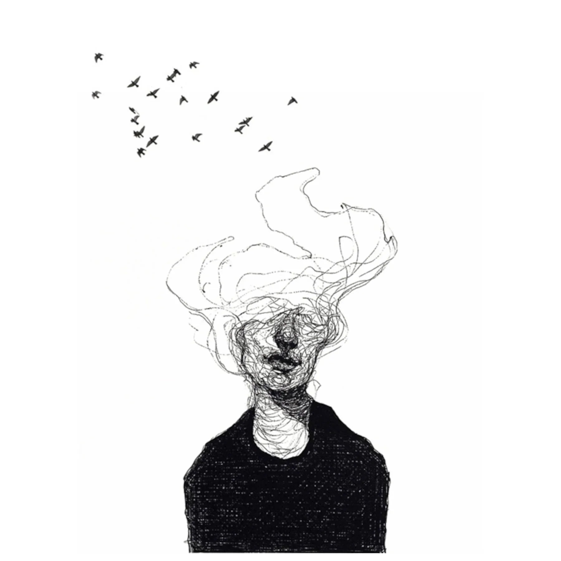 Rapidograph Ink Drawing, Black and White Artworks in Dubai