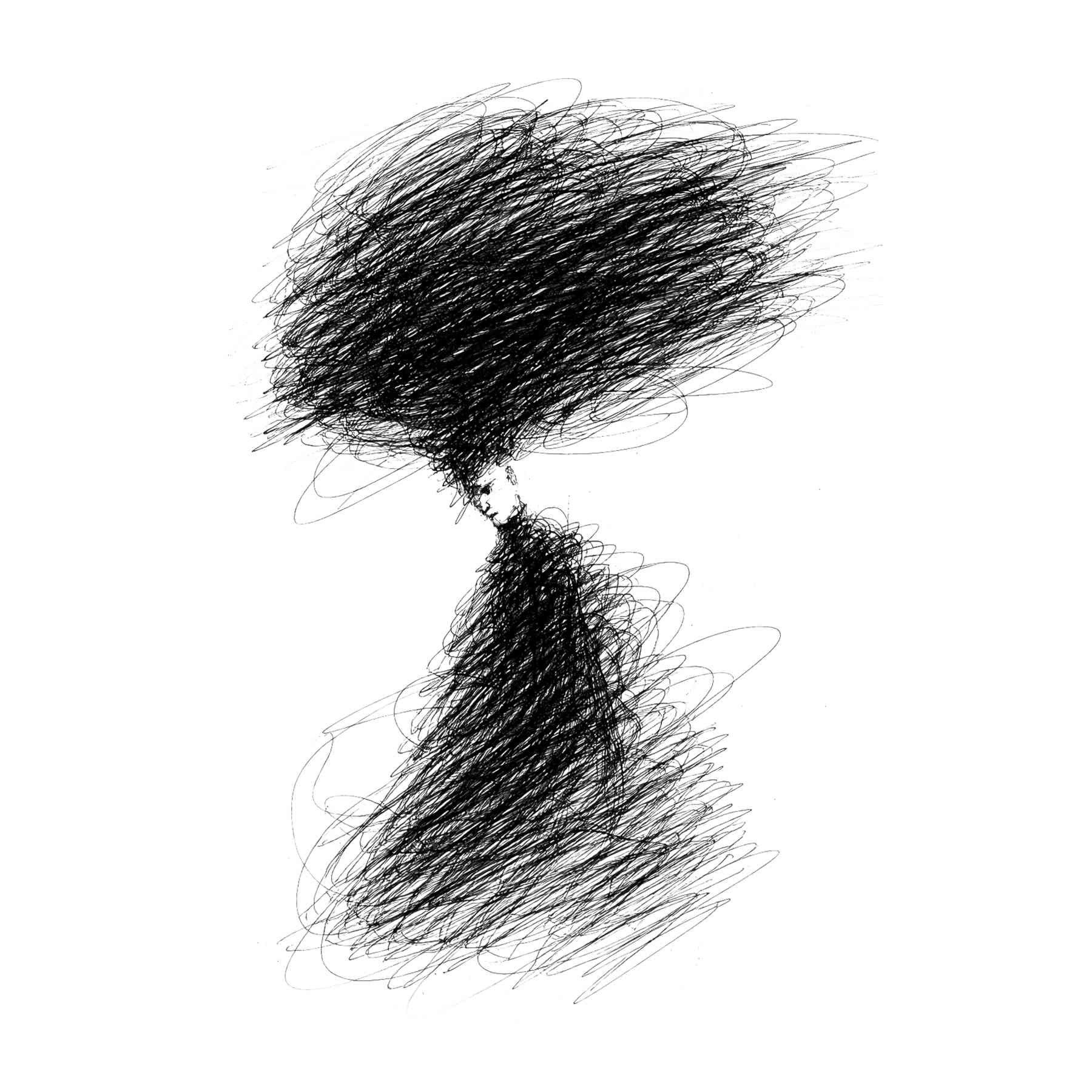 Rapidograph Ink Drawing, Black and White Artworks in Dubai