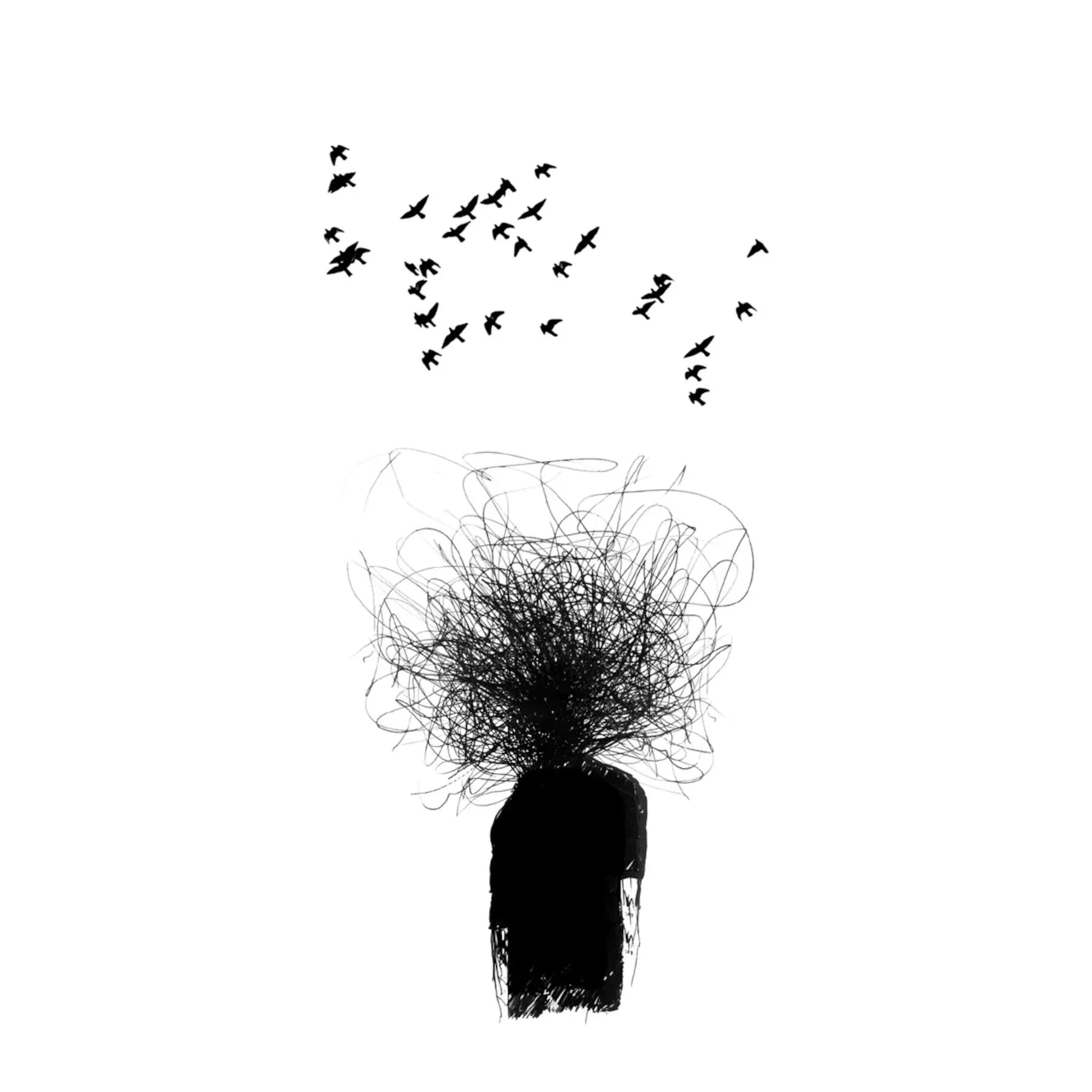Rapidograph Ink Drawing, Black and White Artworks in Dubai