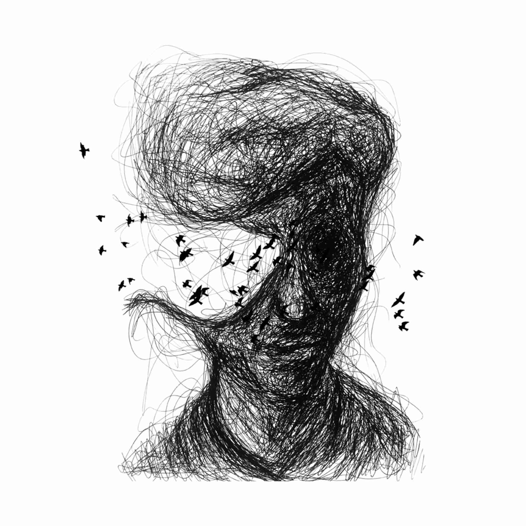 Rapidograph Ink Drawing, Black and White Artworks in Dubai