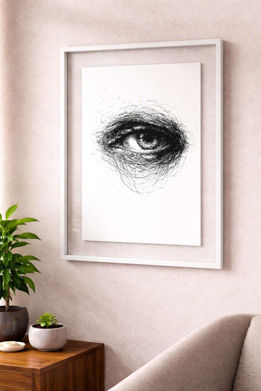 Rapidograph Ink Drawing, Black and White Artworks in Dubai