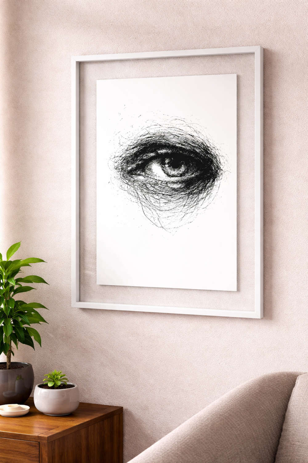 Rapidograph Ink Drawing, Black and White Artworks in Dubai