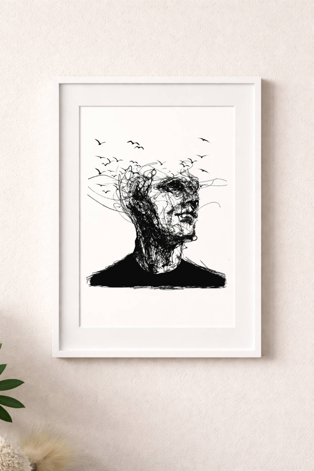 Rapidograph Ink Drawing, Black and White Artworks in Dubai