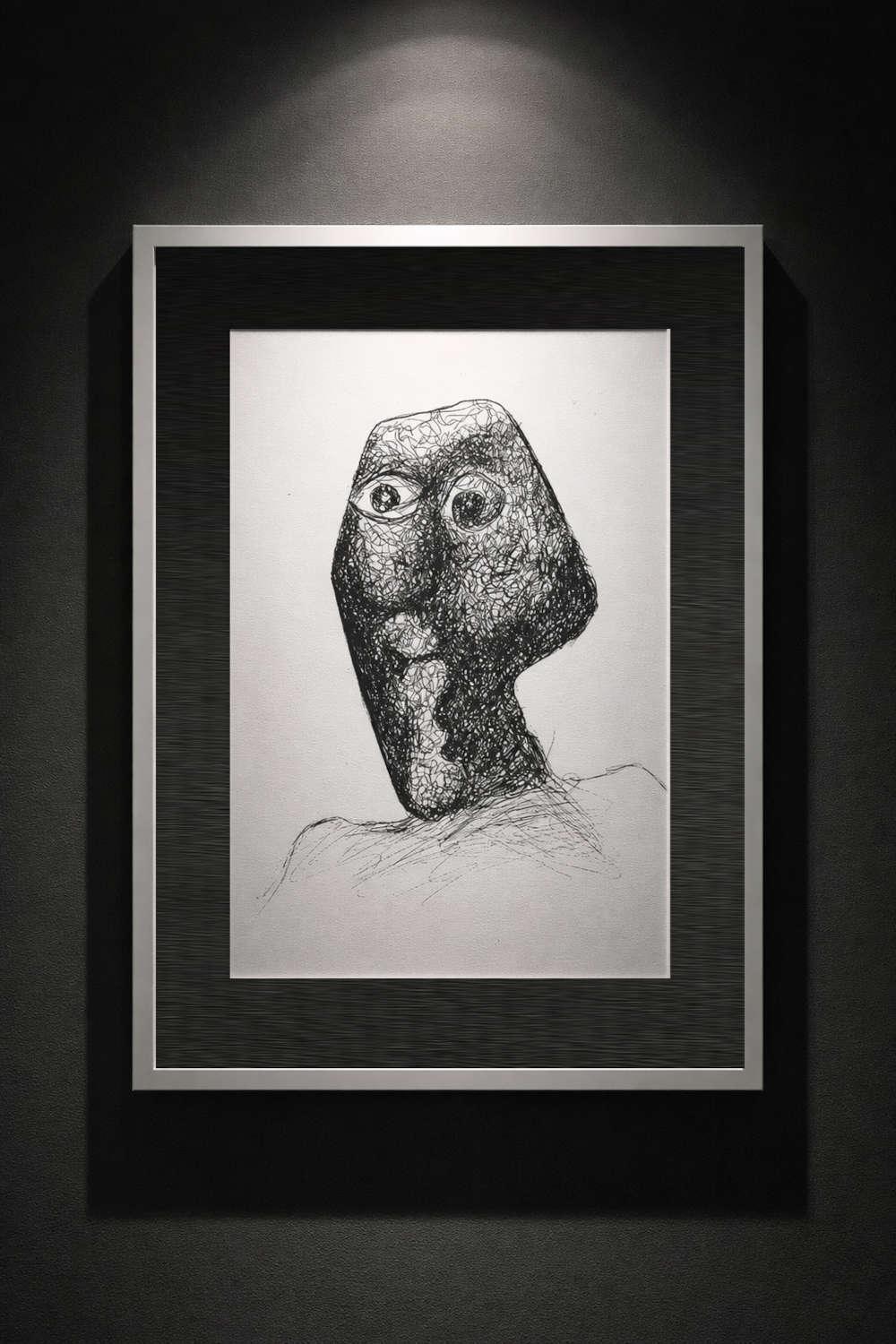 Rapidograph Ink Drawing, Black and White Artworks in Dubai