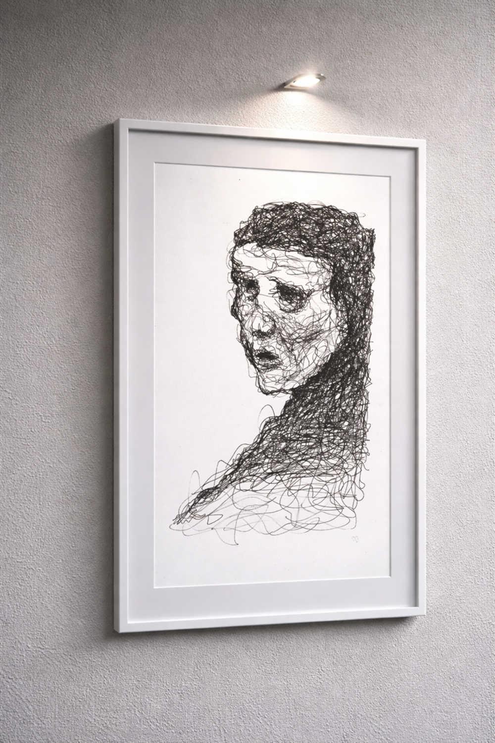 Rapidograph Ink Drawing, Black and White Artworks in Dubai