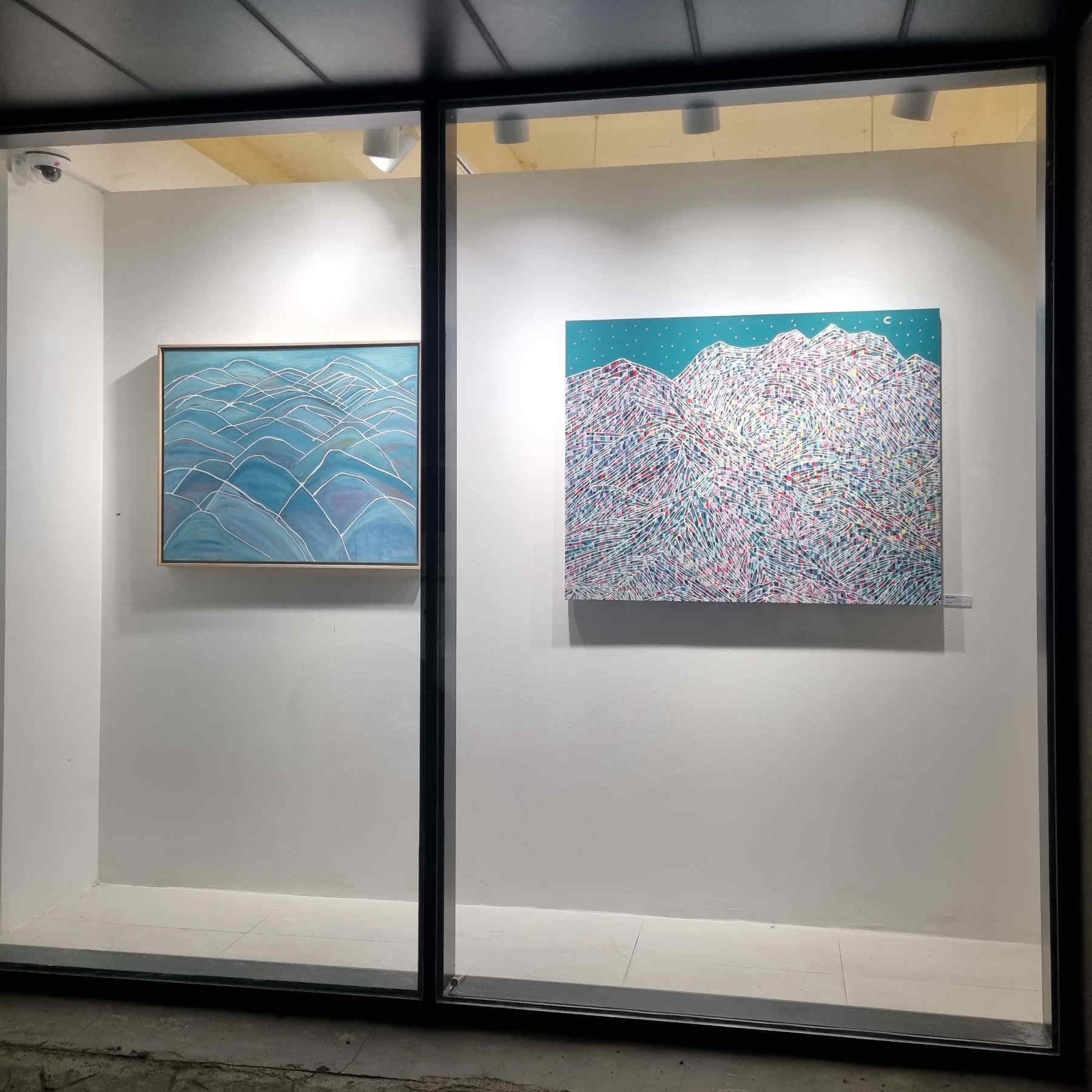 Colorful Landscape Acrylic Painting and Pop Art By Hanji Park in Dubai